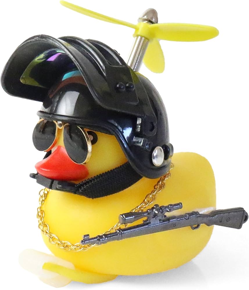 Amazon | 自転車用ライト 自転車ベル バイク アクセサリー アヒル (黒