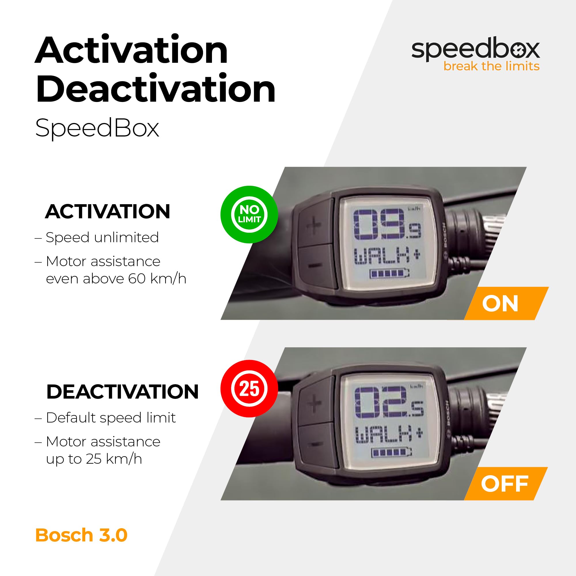 Amazon | SpeedBox 3.0電気バイクチューニングキットは、すべてのBosch