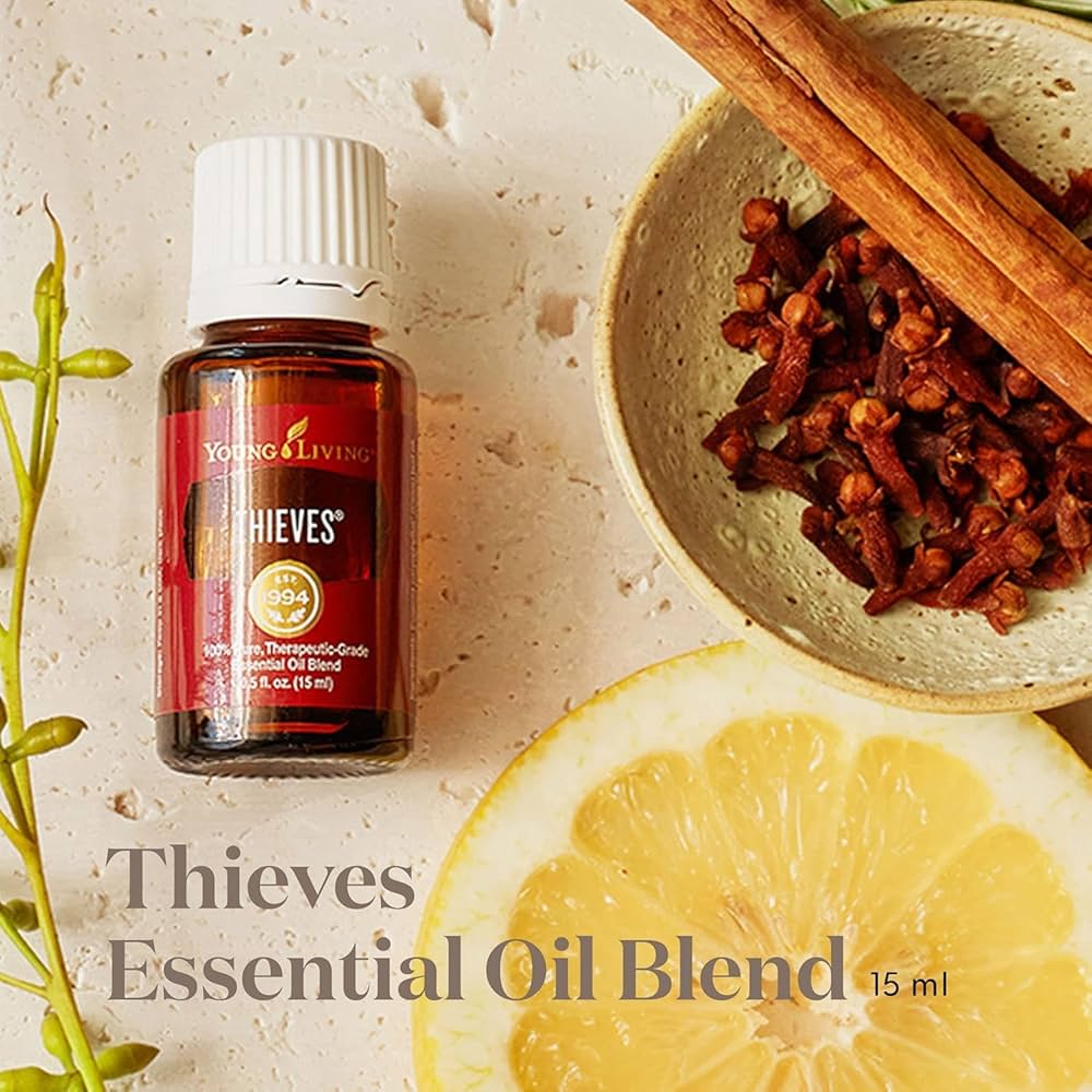 Amazon.com: Young Living Thieves Essential Oil Blend 15ml, (Pack