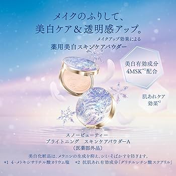 Amazon.co.jp: スノービューティー ブライトニング スキンケアパウダー