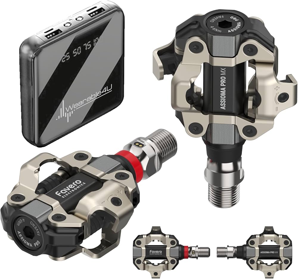 Amazon.com: Favero ASSIOMA PRO MX-1 Power Meter Pedals with Power