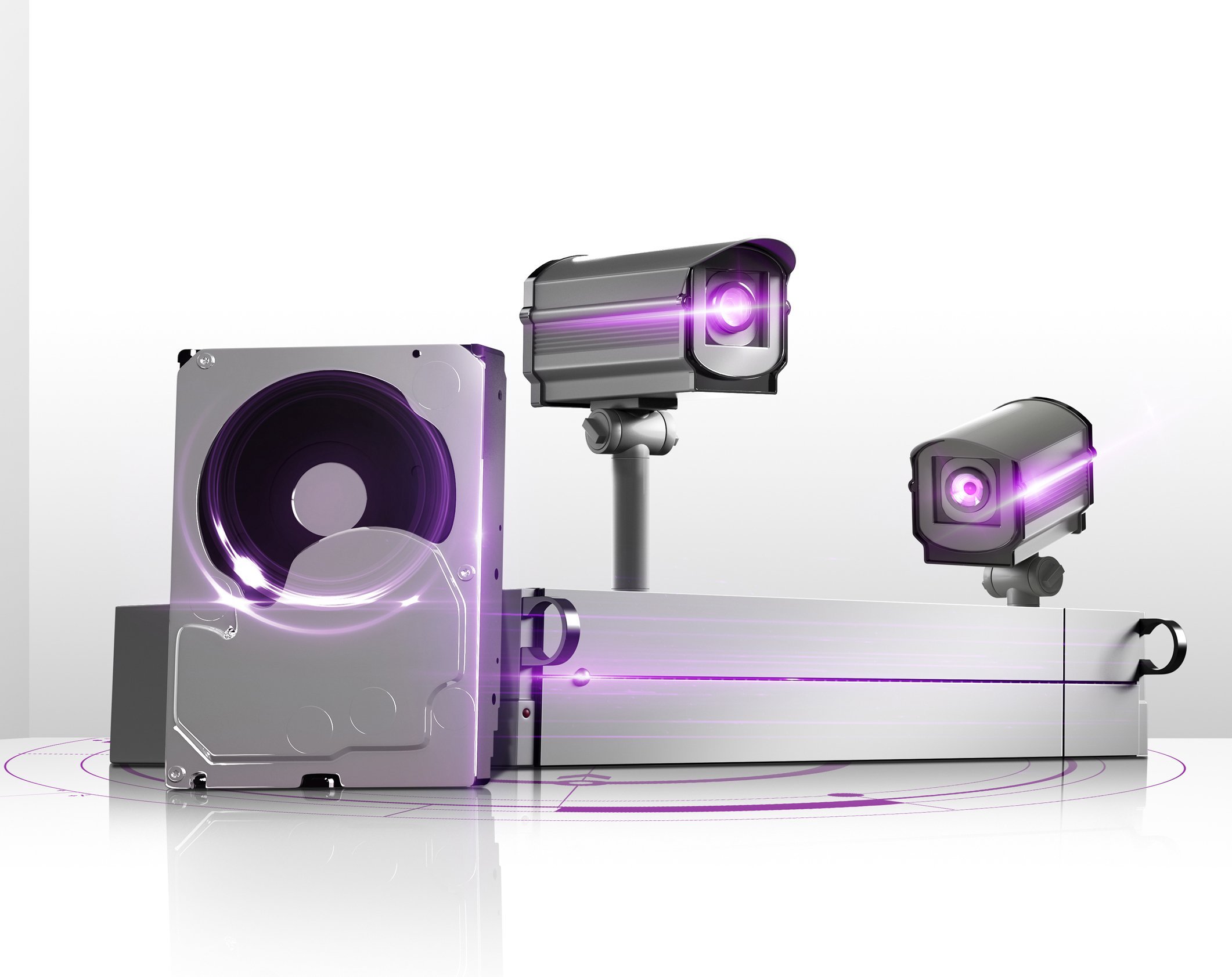 Amazon | WD Purple 4TB 監視ハードディスクドライブ - 5400 RPM