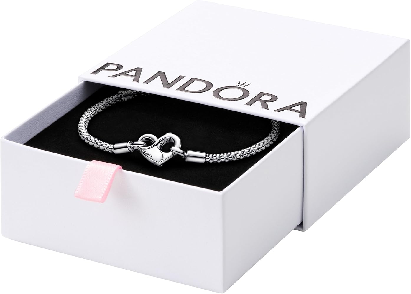 Amazon | PANDORA Moments スタッズチェーンブレスレット - 互換性の