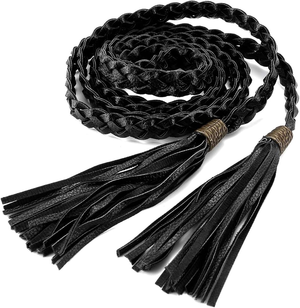 Amazon | [CHIC DIARY] ベルト レディース 細ベルト 紐ベルト スカート