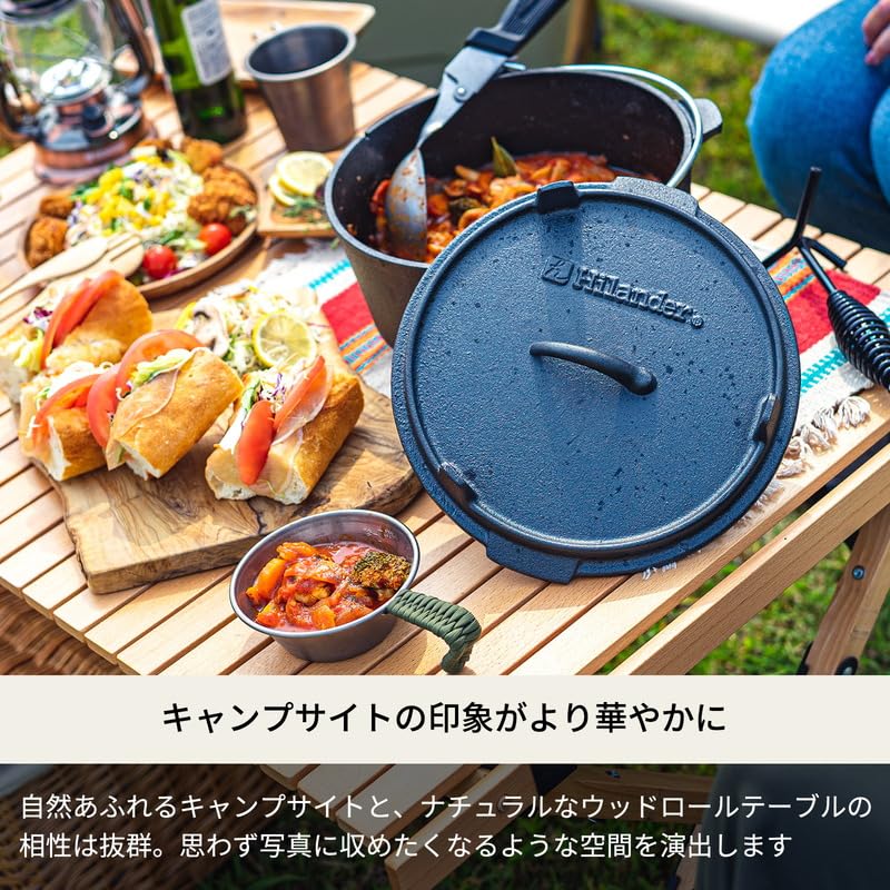 Amazon | Hilander(ハイランダー) ウッドロールトップテーブル3