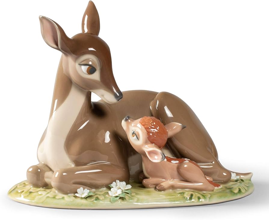 Amazon.com: LLADRÓ Bambi Figurine. Porcelain Bambi (Disney) Figure