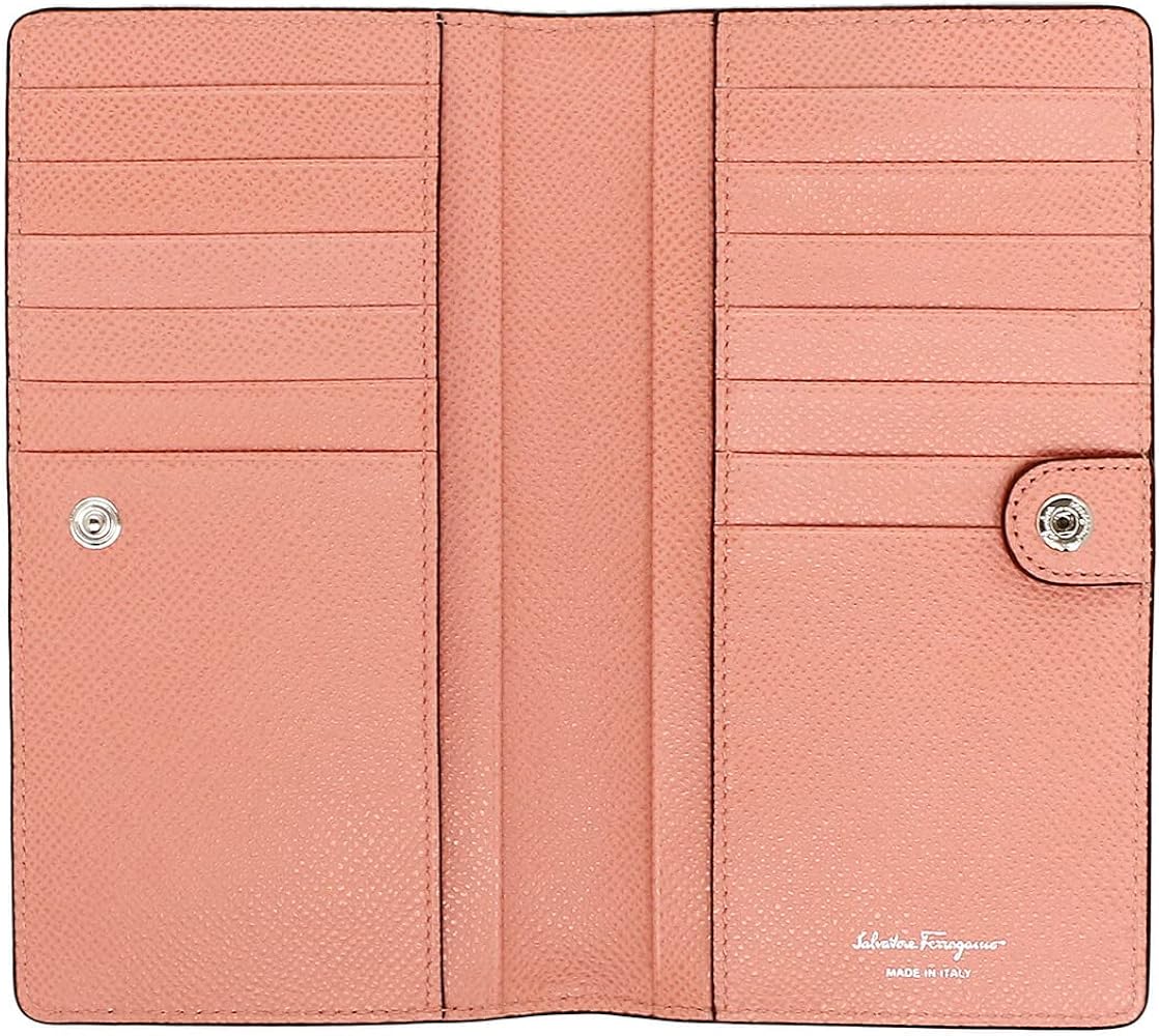 Amazon | [フェラガモ]長財布 ガンチーニ ピンク レディース FERRAGAMO