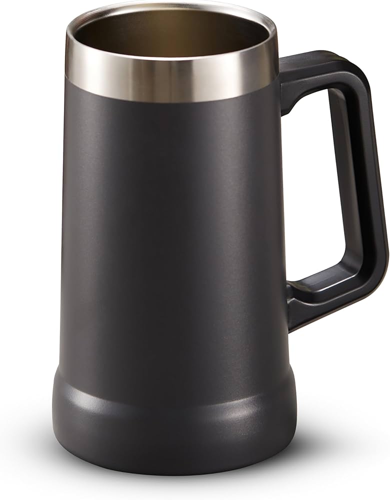 Amazon.com | KooK Beer Stein, Stainless Steel Coffee Mug, Tumbler