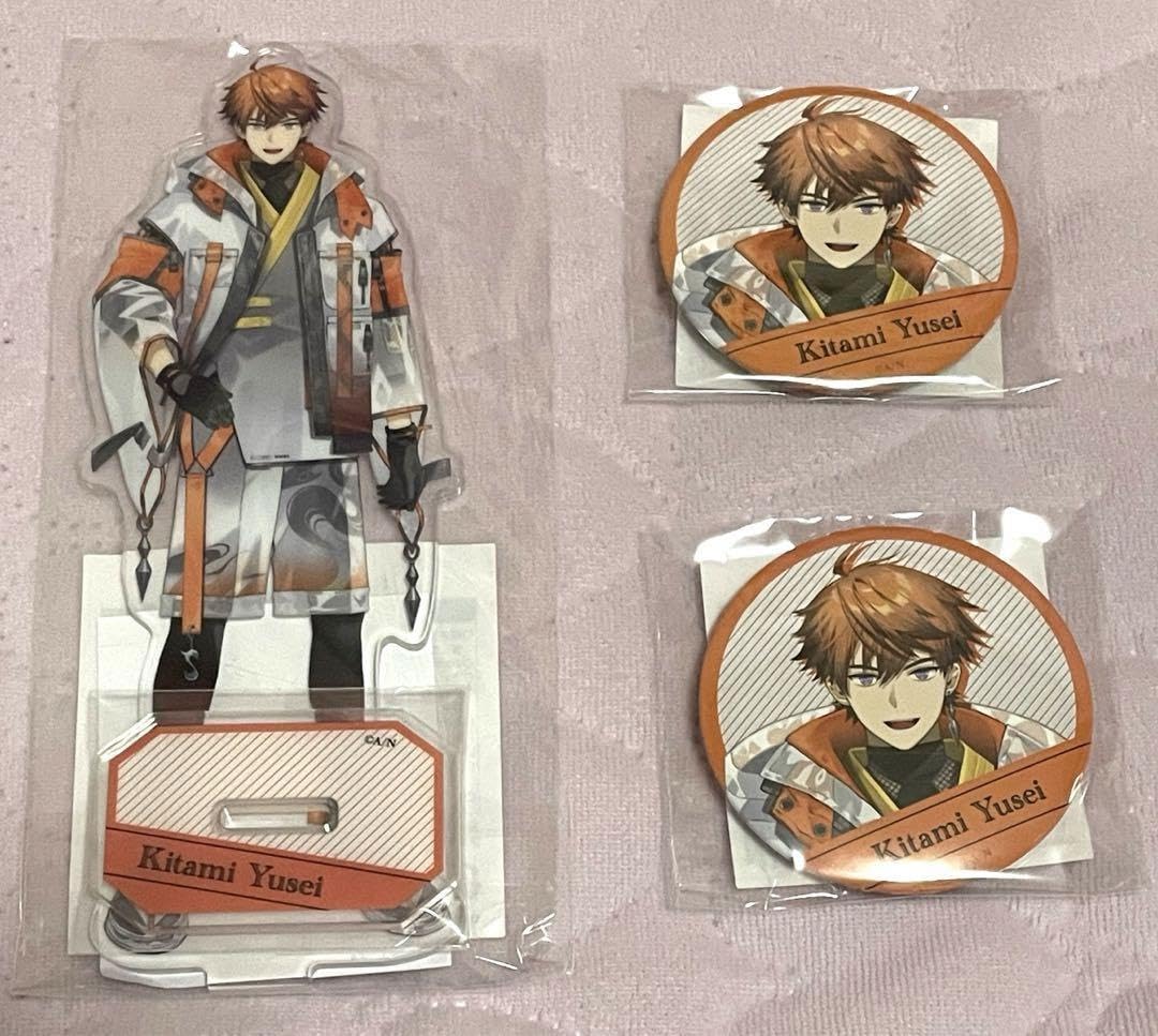 Amazon.co.jp: にじさん 北見遊征 Welcome Goods アクスタ 缶バッジ