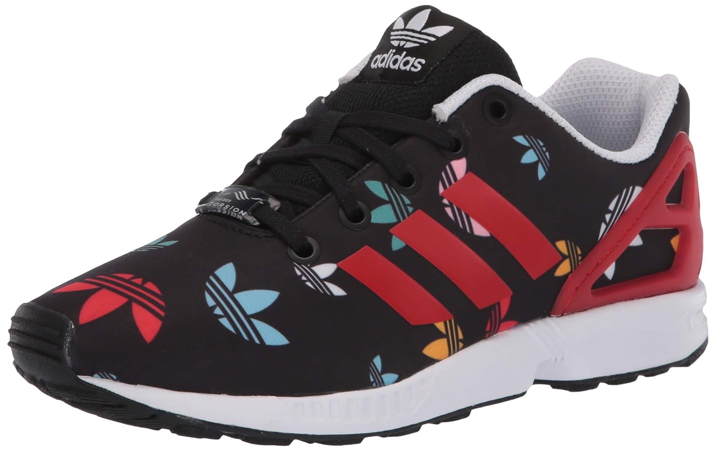 Adidas zx flux shoes black and white 2024