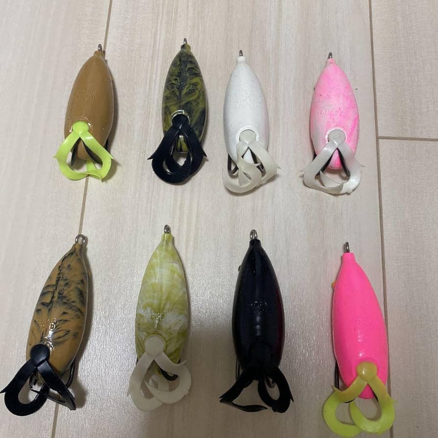 雷魚用フロッグウィップラッシュファクトリーFOD 8個