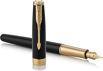 Amazon | PARKER パーカー 万年筆 ソネット ラックブラックGT 細字 18