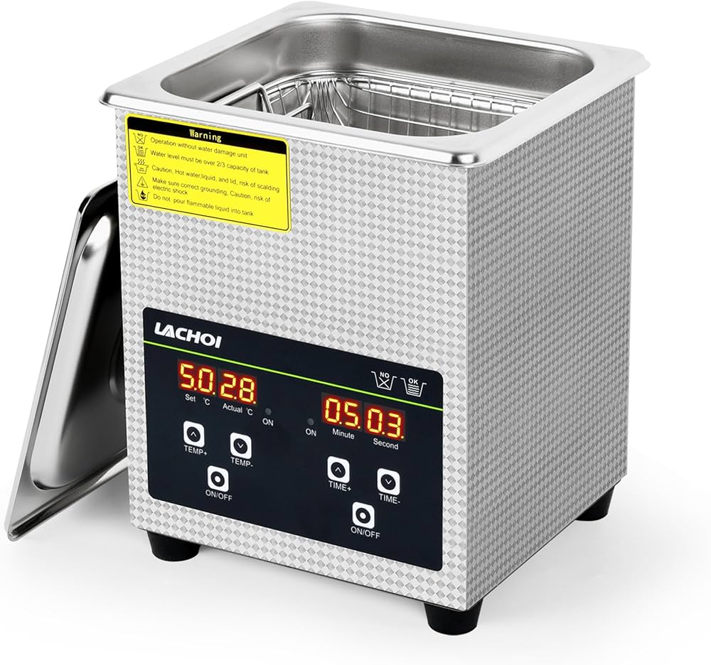 Amazon.co.jp: LACHOI 超音波洗浄機 2L 超音波洗浄機 業務用 PSE認証