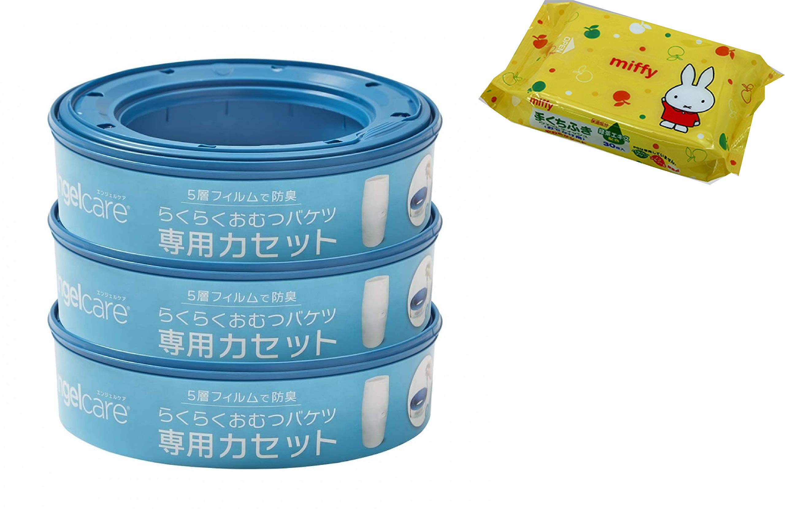 Amazon.co.jp: エンジェルケア らくらくおむつバケツ 専用カセット 3個