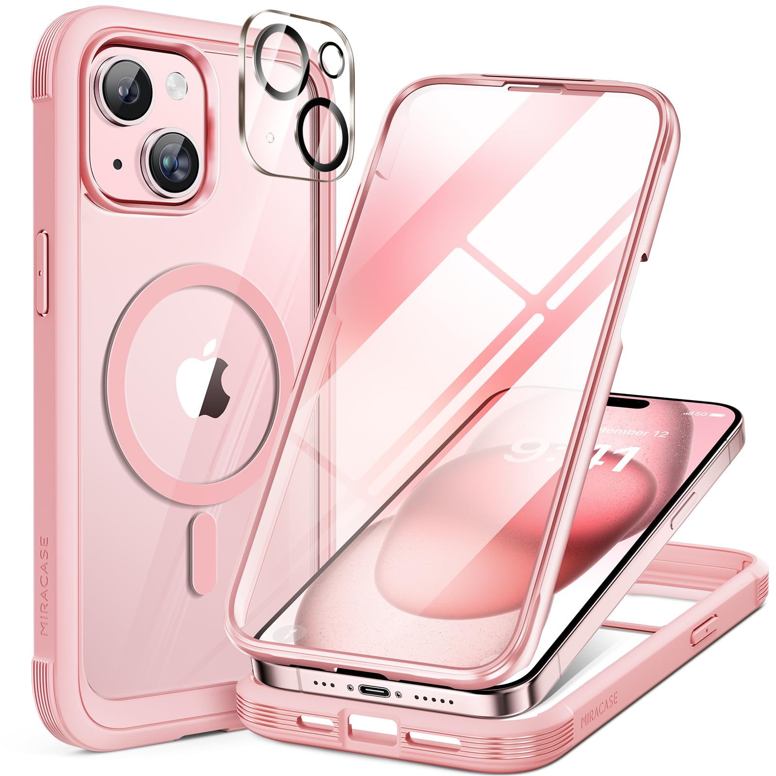 Amazon.com: Miracase Glass Series for iPhone 15 Case [Compatible