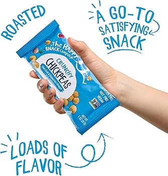 Amazon.com : The Happy Snack Company Crunchy Chickpeas Sea Salt