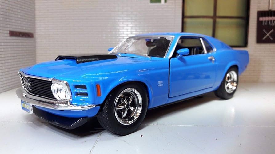 Amazon.com: Motormax 1:18 1970 Ford Mustang Boss 429 : Arts