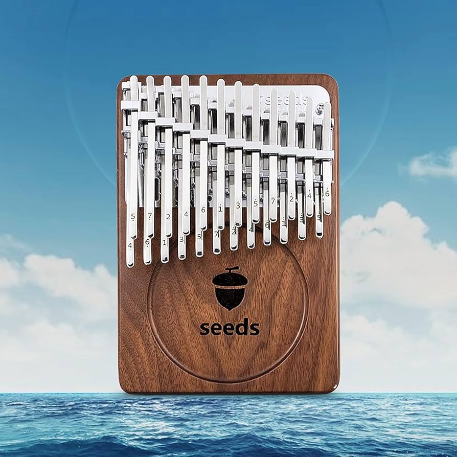 Amazon | seeds カリンバ 24キー 親指ピアノ 初心者セット (2段式で