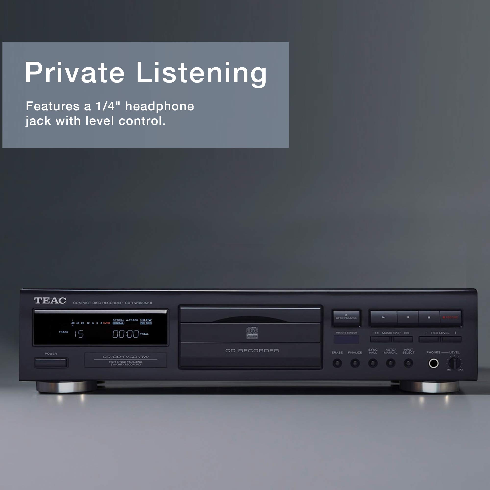 Amazon.com: Teac CD-RW890MK2-B Home Audio CD Recorder - Black