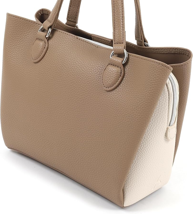 Amazon | [キタムラ] 横マチKマーク 2wayハンドバッグ Z-0630 サンド