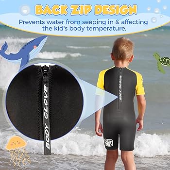 Amazon.com: Body Glove Child Pro 3 2.2mm Back Zip Spring