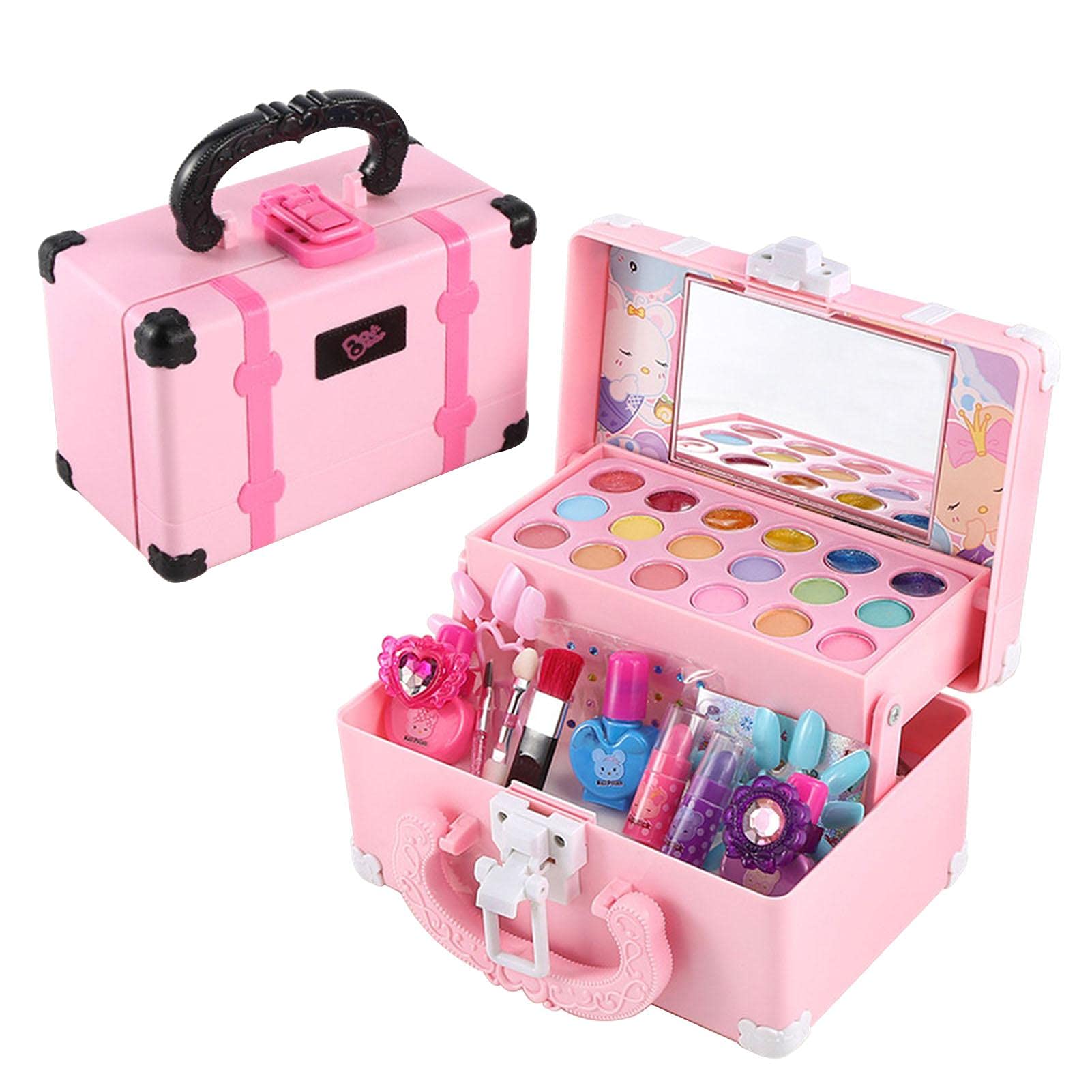 Amazon.co.jp: 女の子 おもちゃ お化粧セット メイクアップセット 子供