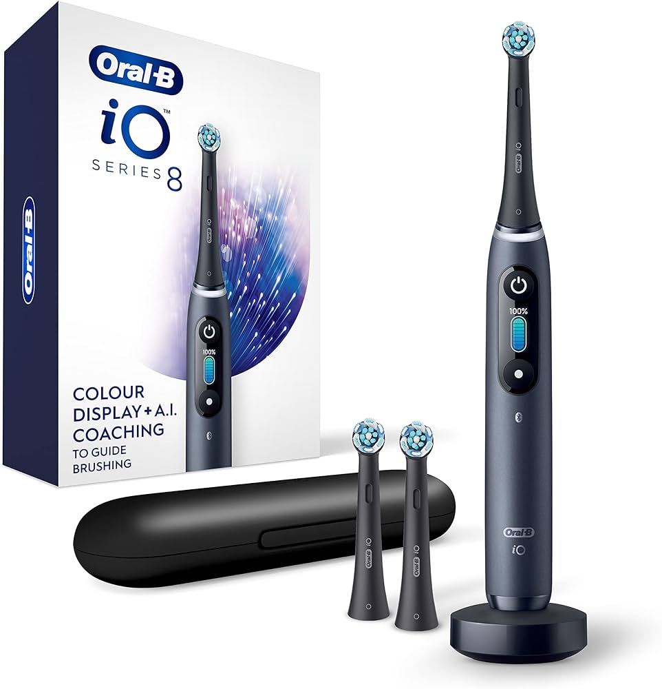 Amazon.com : Oral-B iO Series 8 Electric Toothbrush with 2