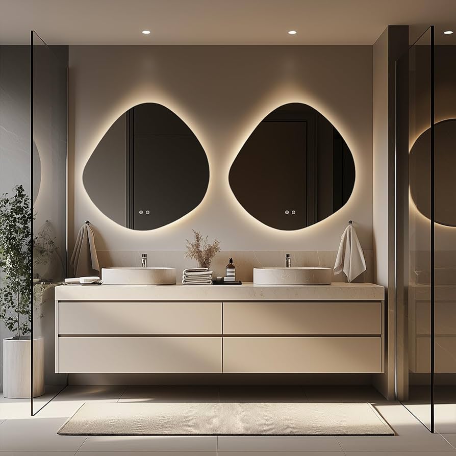 Amazon.com - WallBeyond LED Bathroom Mirror with Lights, 30 x 30