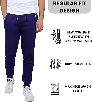 Amazon.com: Galaxy by Harvic Men's Fleece Jogger Sweatpants 3-Pack