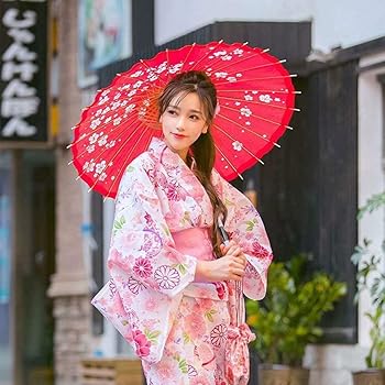 Amazon | 和傘 番傘 紙傘 舞踊傘 踊り傘 雨傘 和風日傘 月やっこ桜流し