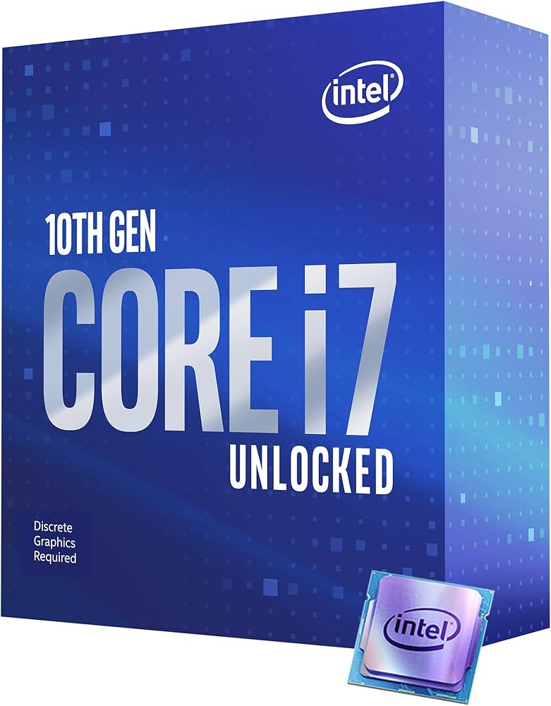 Intel Processador de desktop Core i7-10700KF 8 núcleos até 5,1 GHz