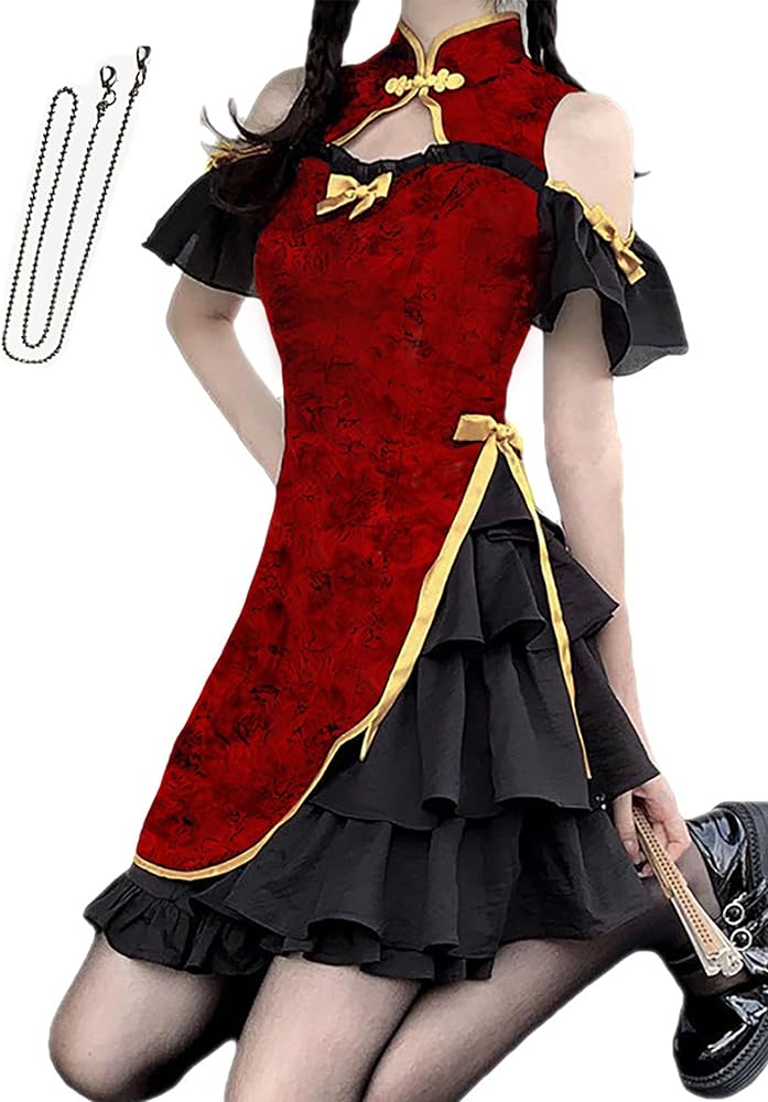Amazon.co.jp: [SUNNYSTEP] チャイナ 服 コスプレ 大きいサイズ S〜6L