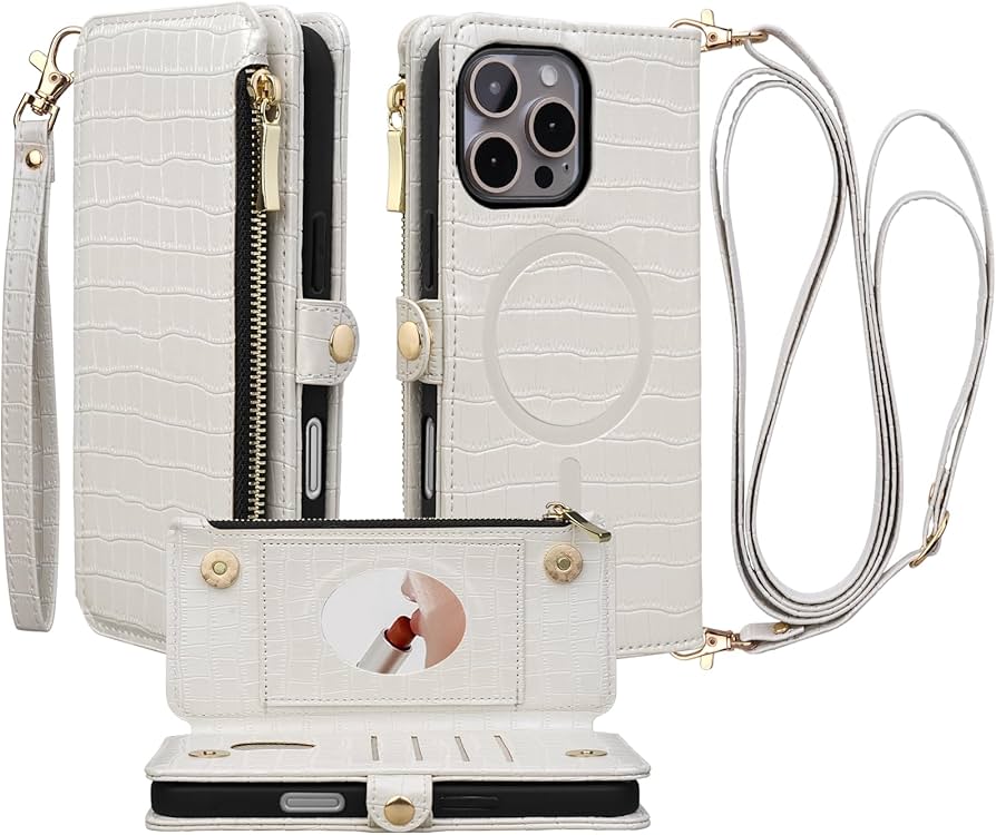 Amazon.com: Stylivolve Crossbody Wallet Case for iPhone 16 Pro Max