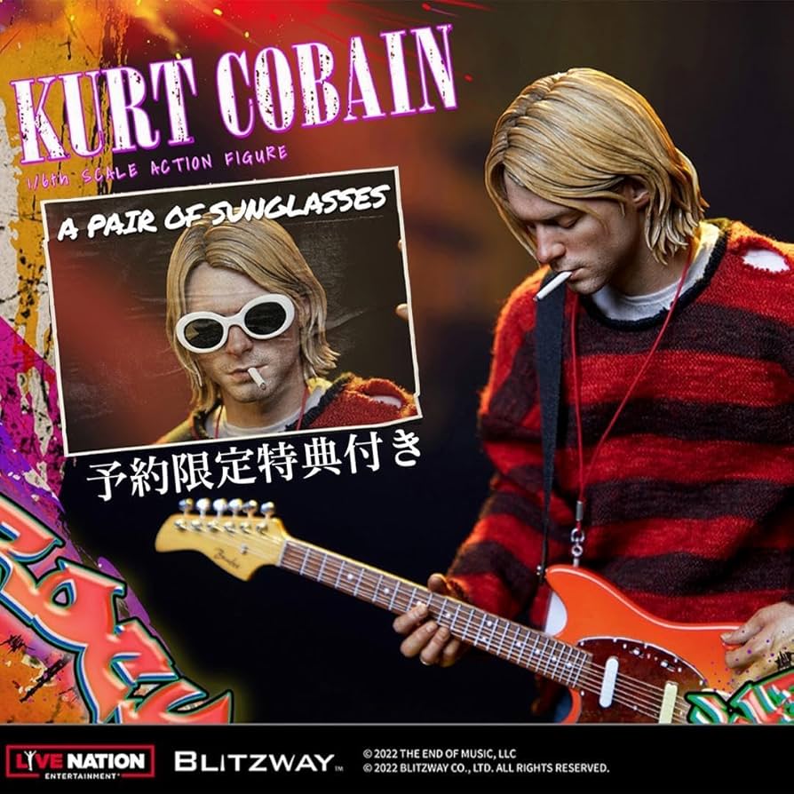 Amazon.co.jp: BLITZWAY予約特典サングラス付カート・コバーン 1/6