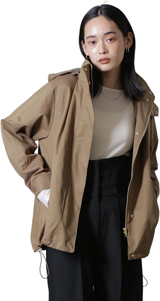 Amazon.co.jp: [ナノ・ユニバース] 撥水 加工 フード取り外し 2way