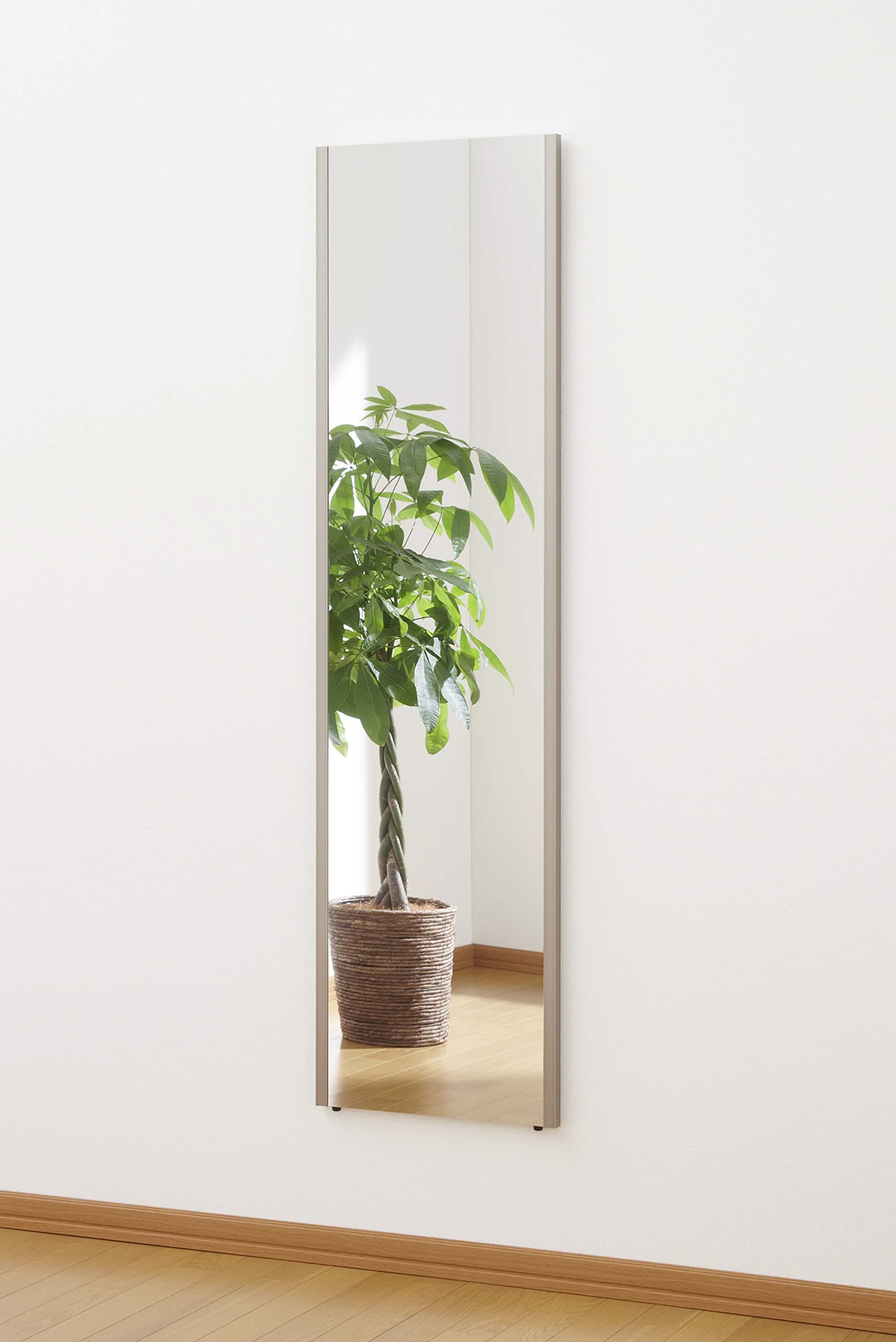 Amazon.co.jp: リフェクス割れない軽量な鏡40×150cmシャンパンゴールド