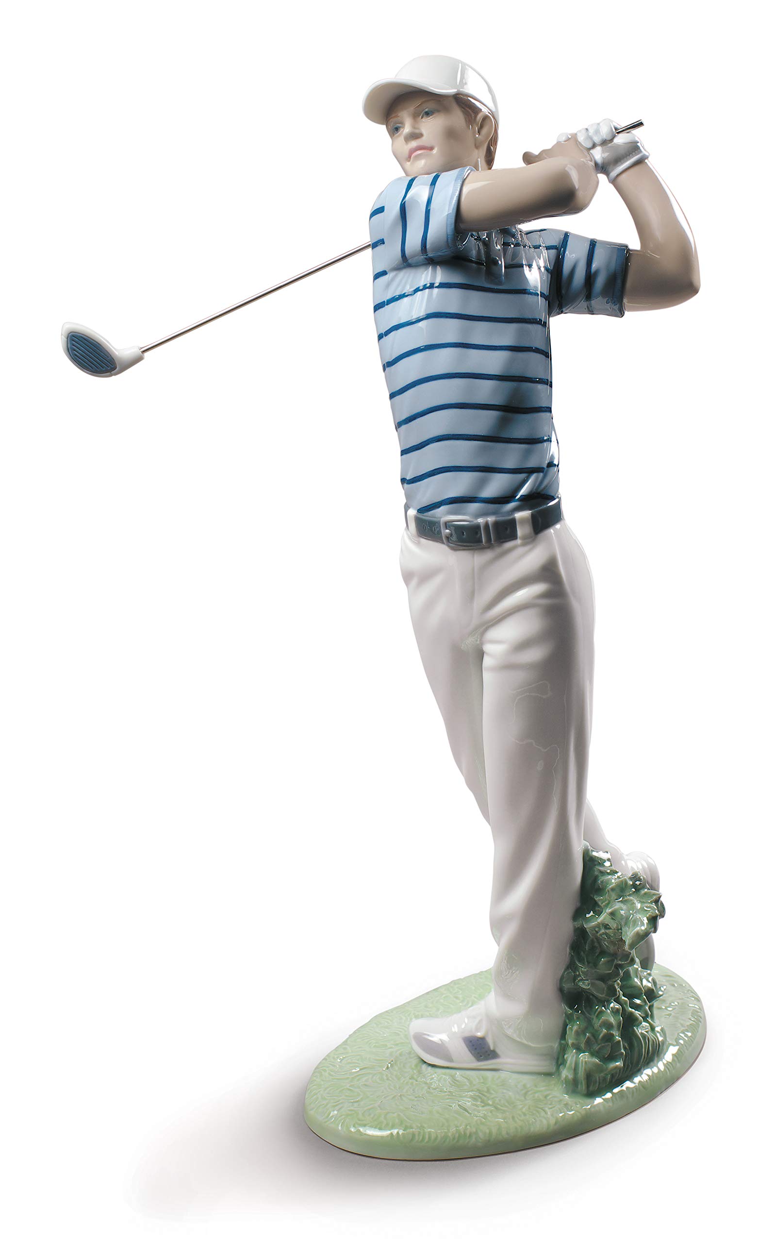 Amazon.com: LLADRÓ Golf Champion Man Figurine. Porcelain Golfer