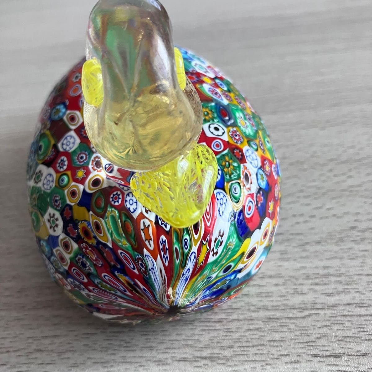 鳥 ガラス置物 硝子細工 ベネチアングラス ヴェネチアムラーノ murano
