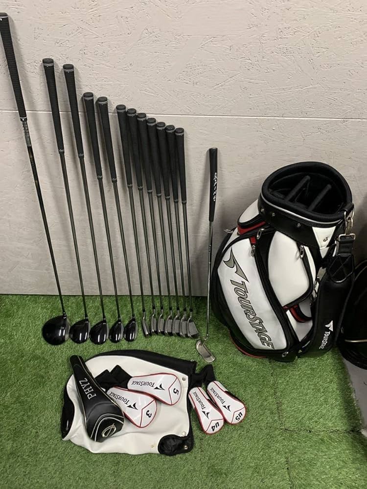 1046)⛳初心者男性用 ツアーステージゴルフクラブセット メンズ右利き
