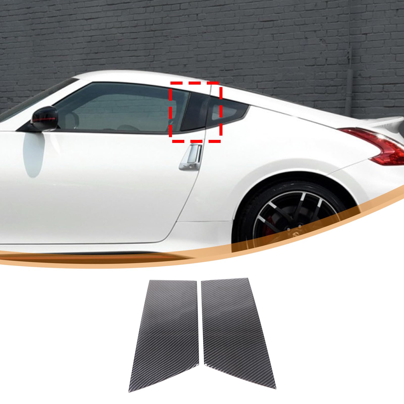 Amazon | Hcilloend 日産 フェアレディZ Z34 専用 センターピラー装飾