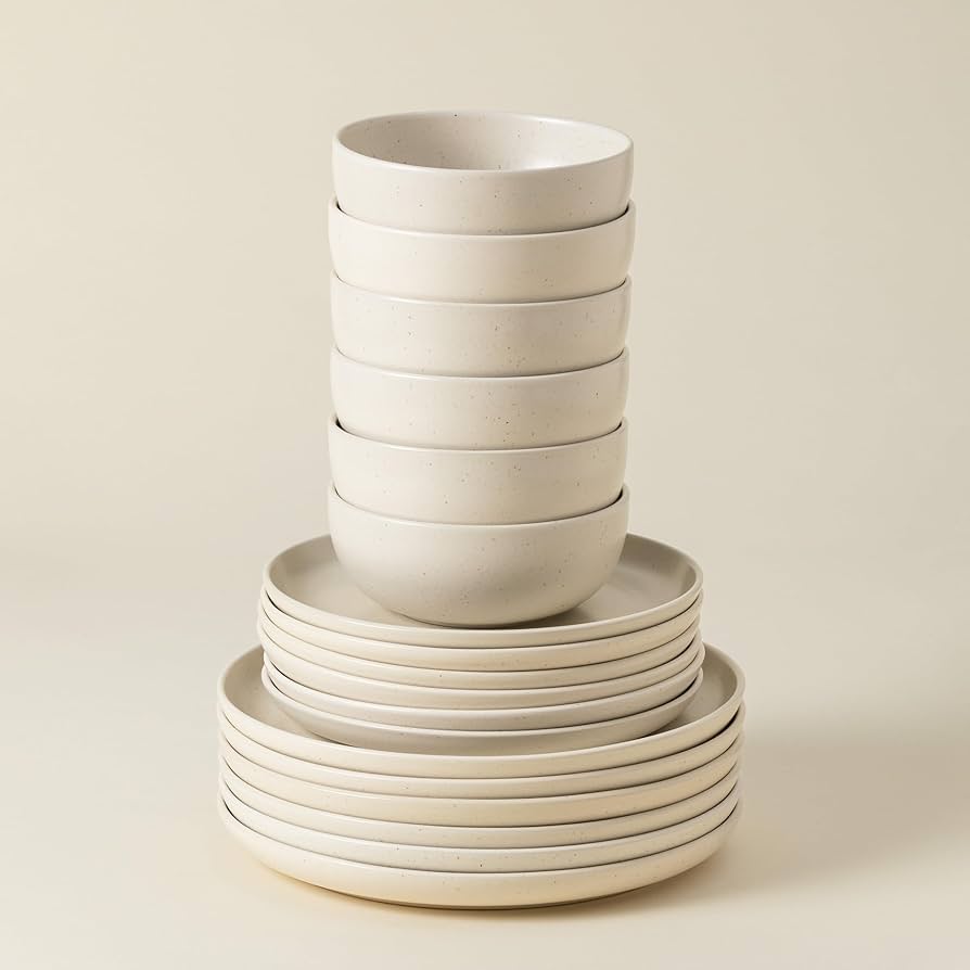Amazon.com | Casafina Ceramic Stoneware 18-Piece Place Setting