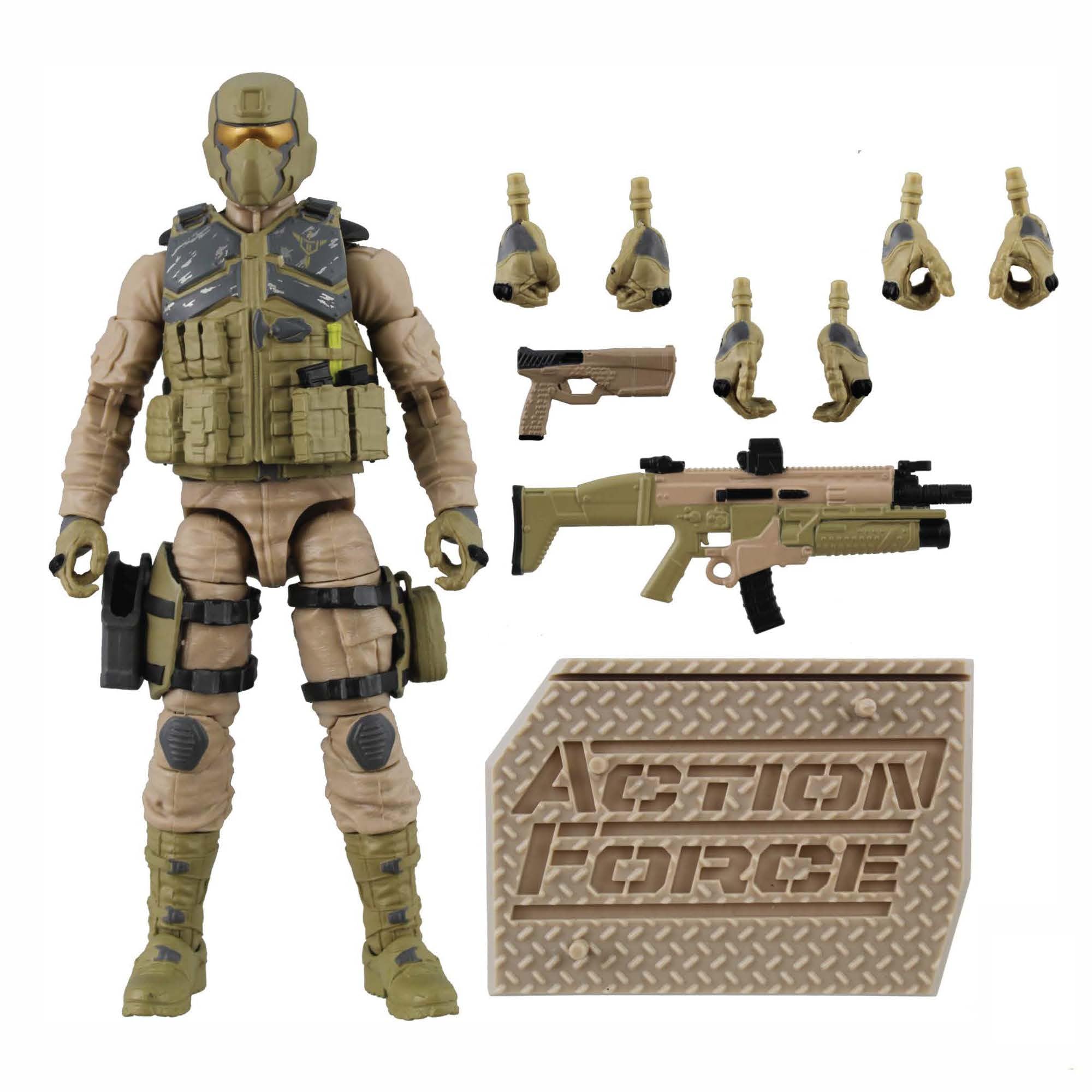 Amazon.co.jp: Action Force Valaverse シリーズ 4 砂漠鋼旅団