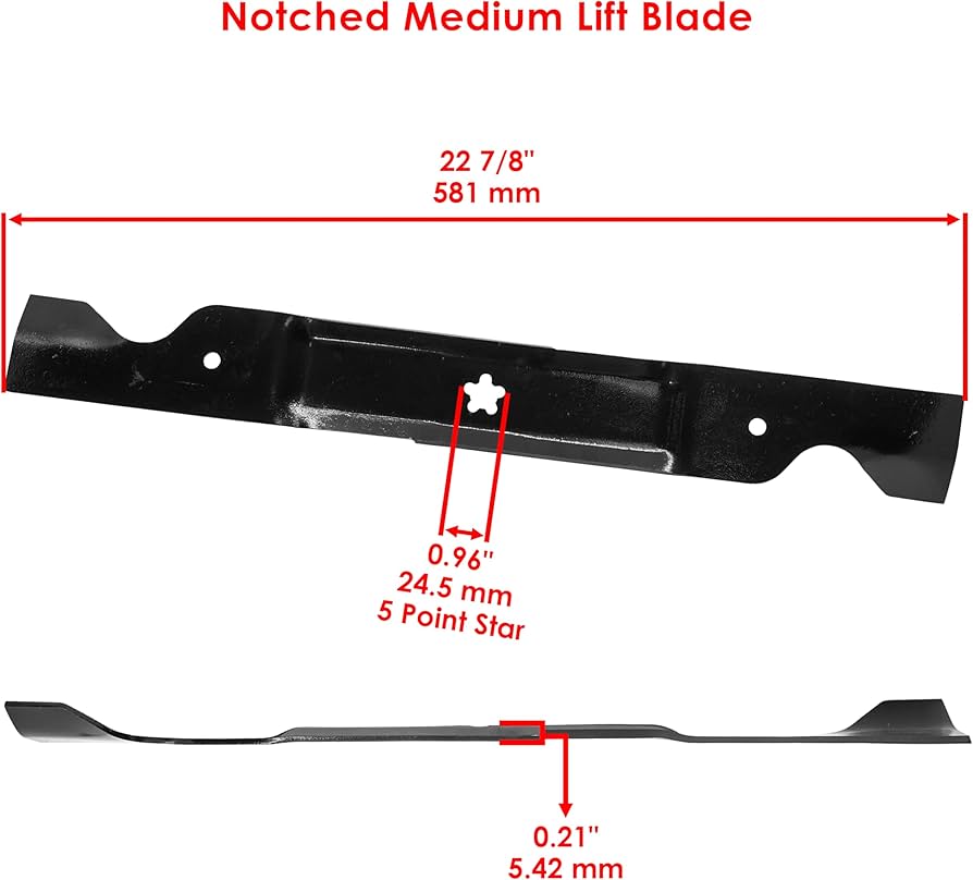Amazon.com: Caltric 2 Deck Blade Compatible with Dixon D21Kh46