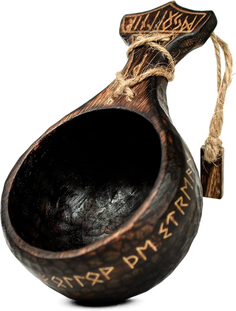 Amazon.com: NORSE EMPIRE Traditional kuksa cup 12oz Ultimate
