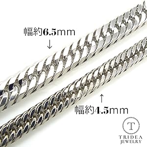 Amazon | SV925 シルバー 12面 トリプル 喜平 ネックレス 国産