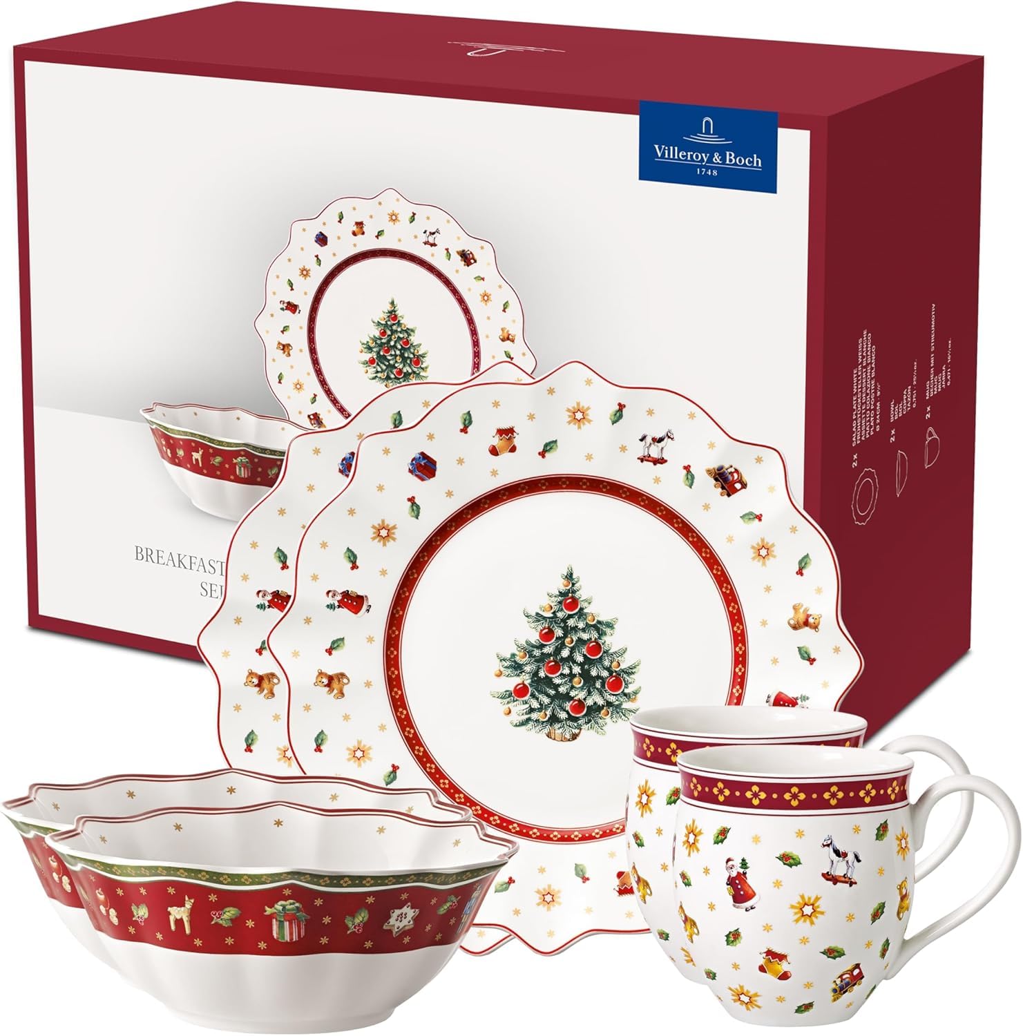 Amazon.com: Villeroy & Boch Toy's Delight Breakfast for 2, Premium