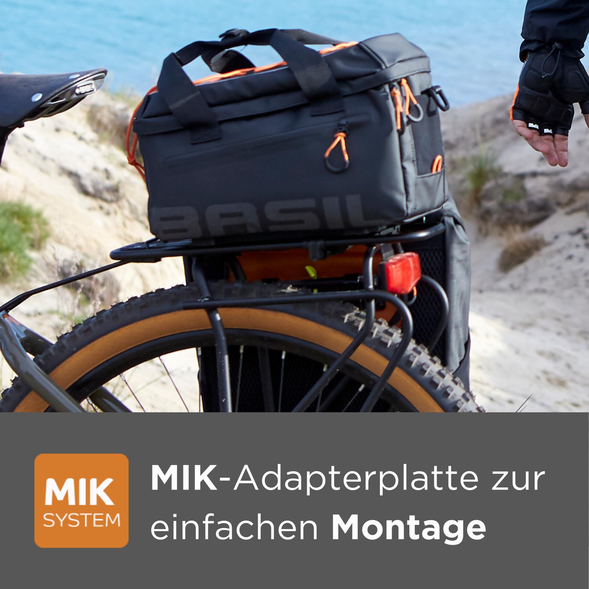 Amazon | BASIL(バジル) 自転車用バッグ マイルズ トランクバッグ プロ
