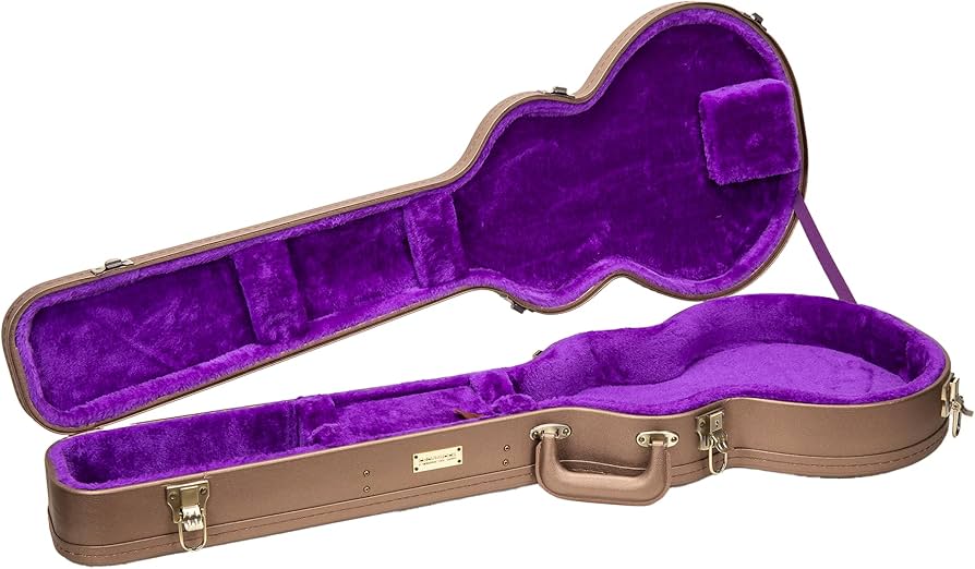 Amazon.com: Crossrock Wooden Electric Guitar Case for Les Paul