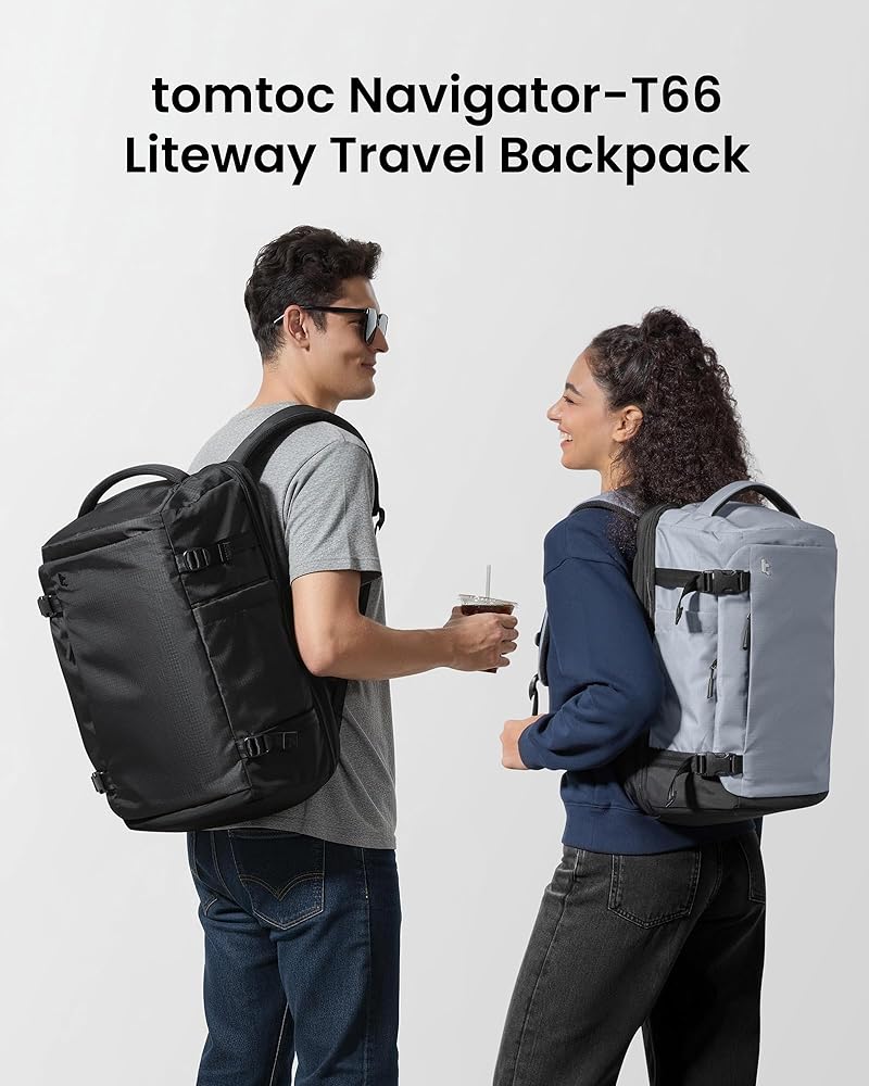 Amazon.com: tomtoc Travel Backpack 40L, TSA Friendly Flight
