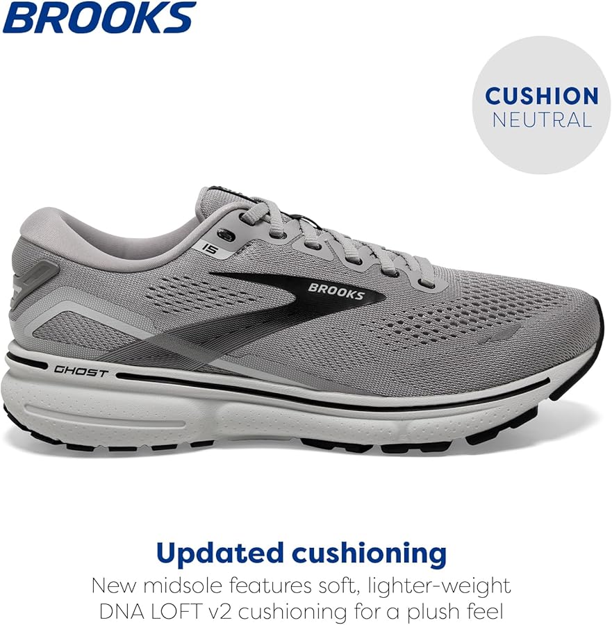 Amazon | Brooks メンズ Ghost 15 ニュートラル ランニングシューズ